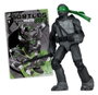 McFarlane Toys Tortues Ninja Page Punchers figurine Donatello (Black White & Green) (Red Platinum Edition) 13 cm
