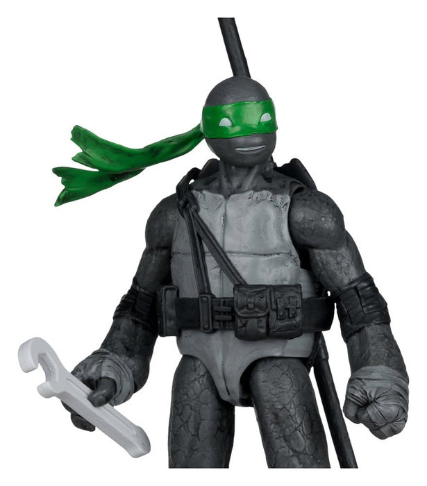 McFarlane Toys Tortues Ninja Page Punchers figurine Donatello (Black White & Green) (Red Platinum Edition) 13 cm