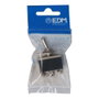Edm Interrupteur 6 broches on/off/on 16A 250V métal 30x22.6x25mm