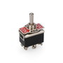 Edm Interrupteur 6 broches on/off/on 16A 250V métal 30x22.6x25mm