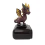 Lexibook Réveil Veilleuse Dragon – Sons et mélodies, écran LCD rétro-éclairé – Noir, Violet, Jaune