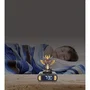 Lexibook Réveil Veilleuse Dragon – Sons et mélodies, écran LCD rétro-éclairé – Noir, Violet, Jaune