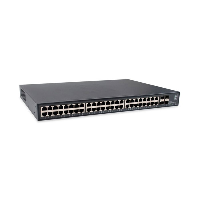 LevelOne GTU-5211 Commutateur non manageable 52 ports (48x Gigabit, 4x 10GbE SFP+) LevelOne GTU-5211 Commutateur non manageable 52 ports (48x Gigabit, 4x 10GbE SFP+)