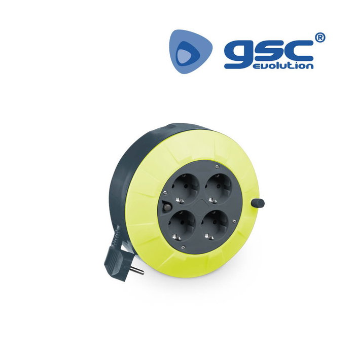 GSC Evolution Rallonge extensible 4 prises 5m 3x1.5mm