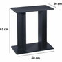 Ciano Meuble pour aquarium noir 60 cm