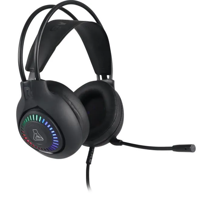 The G-Lab Combo Gaming 4 en 1 - Clavier Rétroéclairé, Souris, Casque, Tapis de Souris - COMBO-ACTINIUM/FR