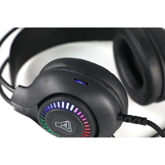 The G-Lab Combo Gaming 4 en 1 - Clavier Rétroéclairé, Souris, Casque, Tapis de Souris - COMBO-ACTINIUM/FR