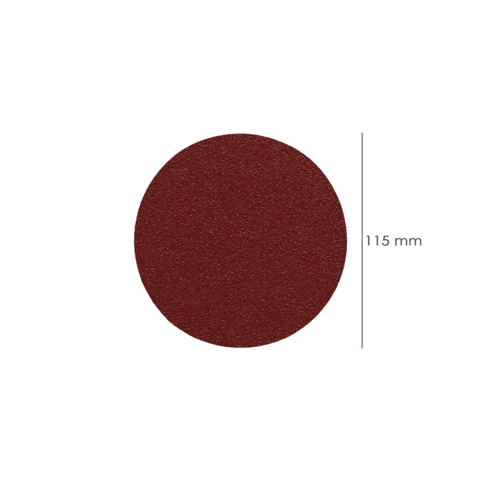WOLFPACK LINEA PROFESIONAL Disques abrasifs à velcro 125 mm Grain 80, pack de 10