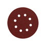 WOLFPACK LINEA PROFESIONAL Disques abrasifs à velcro 125 mm Grain 80, pack de 10
