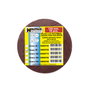 WOLFPACK LINEA PROFESIONAL Disques abrasifs à velcro 125 mm Grain 80, pack de 10