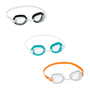 Bestway 21097 Goggles Natation Adulte Silicone Couleur Assortie +14 Ans Plage et Piscine
