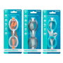Bestway Lunettes Natation Adulte Set 3 Pcs Anti-buée +14 Ans Plage et Piscine 21095