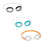 Bestway Lunettes Natation Adulte Set 3 Pcs Anti-buée +14 Ans Plage et Piscine 21095