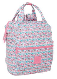 Safta Sac à dos avec anses réglables pour ordinateur portable 13 pouces motif fleurs 27x40x19 cm