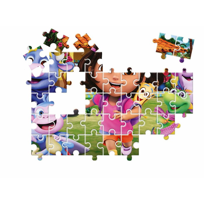 Clementoni Edukit 4 en 1 Dora - Puzzle, Mémo et Cubes Clementoni Edukit 4 en 1 Dora - Puzzle, Mémo et Cubes