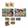 Clementoni Edukit 4 en 1 Dora - Puzzle, Mémo et Cubes
