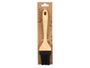 Kinvara Pinceau Silicone Noir avec Manche Bois 23x2x5 cm (Set de 24)