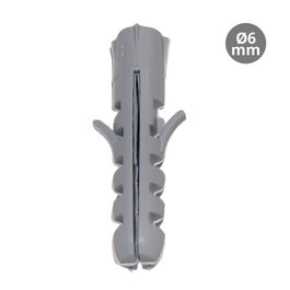 GSC Evolution Sac de 100 chevilles à expansion Nylon Gris 6mm