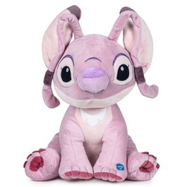 Disney Peluche Angel Stitch 60cm Soft - Personnage Sans Son - Jouet de Collection