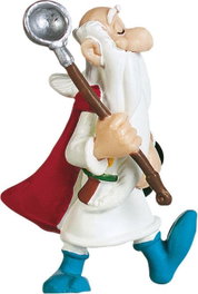 Plastoy Astérix figurine Panoramix Marmite 8 cm