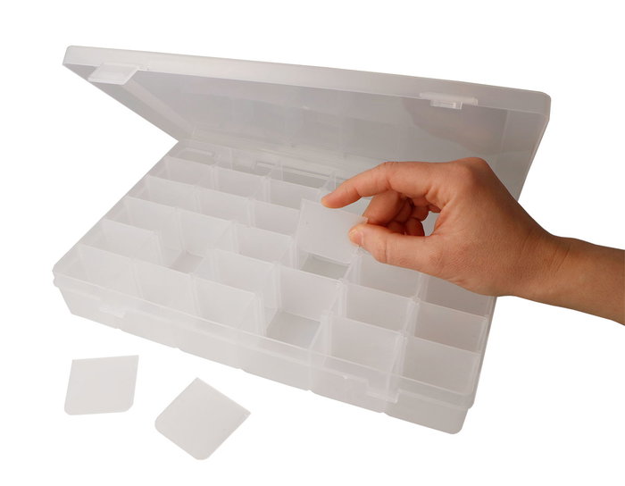 Innspiro Boîte de rangement rectangulaire transparente 27,5x17x4,5cm Innspiro Boîte de rangement rectangulaire transparente 27,5x17x4,5cm