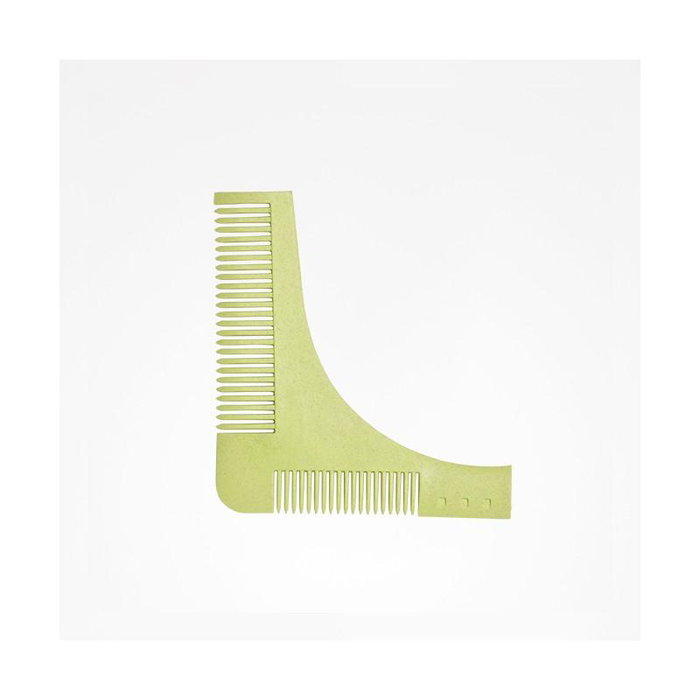 Bifull Peine guide pour barbe N°014 Ren Natur - Peine professionnel durable en fibres de blé biodégradables et écologiques Bifull Peine guide pour barbe N°014 Ren Natur - Peine professionnel durable en fibres de blé biodégradables et écologiques