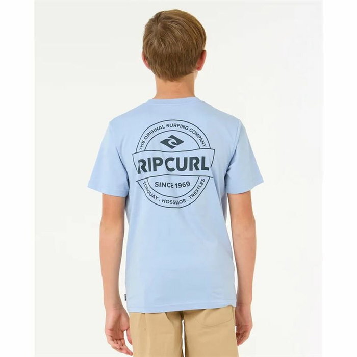 T shirt à manches courtes Enfant Rip Curl Rip Curl Staple Tee Bleu