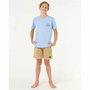 T shirt à manches courtes Enfant Rip Curl Rip Curl Staple Tee Bleu