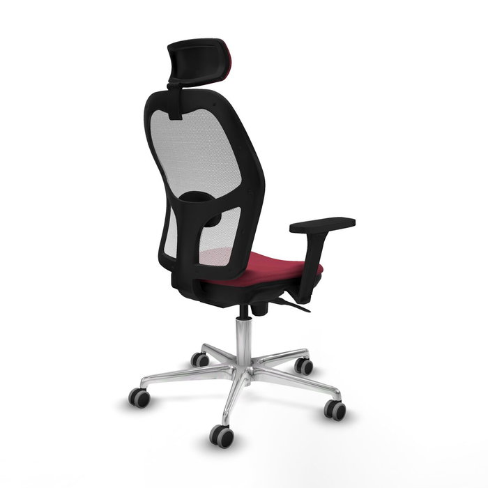 Piqueras y Crespo Chaise de Bureau avec Appui-tête 3D086G2 Bordeaux
