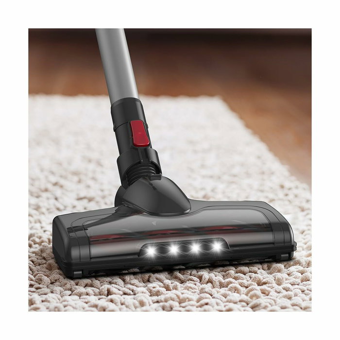Livoo DOH138 FLEX Aspirateur Balai sans fil, Rouge Livoo DOH138 FLEX Aspirateur Balai sans fil, Rouge