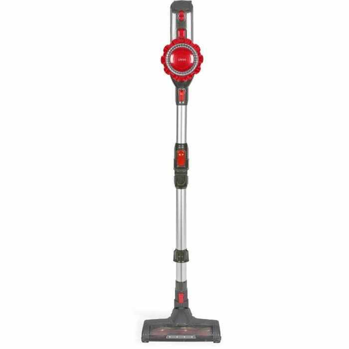 Livoo DOH138 FLEX Aspirateur Balai sans fil, Rouge Livoo DOH138 FLEX Aspirateur Balai sans fil, Rouge