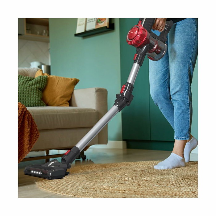 Livoo DOH138 FLEX Aspirateur Balai sans fil, Rouge Livoo DOH138 FLEX Aspirateur Balai sans fil, Rouge