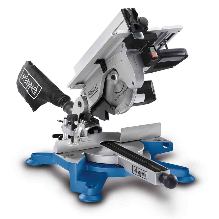 Scheppach HM100T Scie à onglet pendulaire avec table supérieure