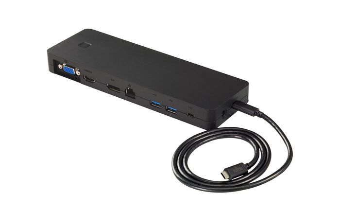Fujitsu Portreplicator USB Type-C - Hub avec 2x USB-C, 3x USB 3.0, HDMI, DisplayPort, VGA, LAN Gigabit - 330 g