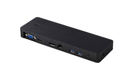 Fujitsu Portreplicator USB Type-C - Hub avec 2x USB-C, 3x USB 3.0, HDMI, DisplayPort, VGA, LAN Gigabit - 330 g