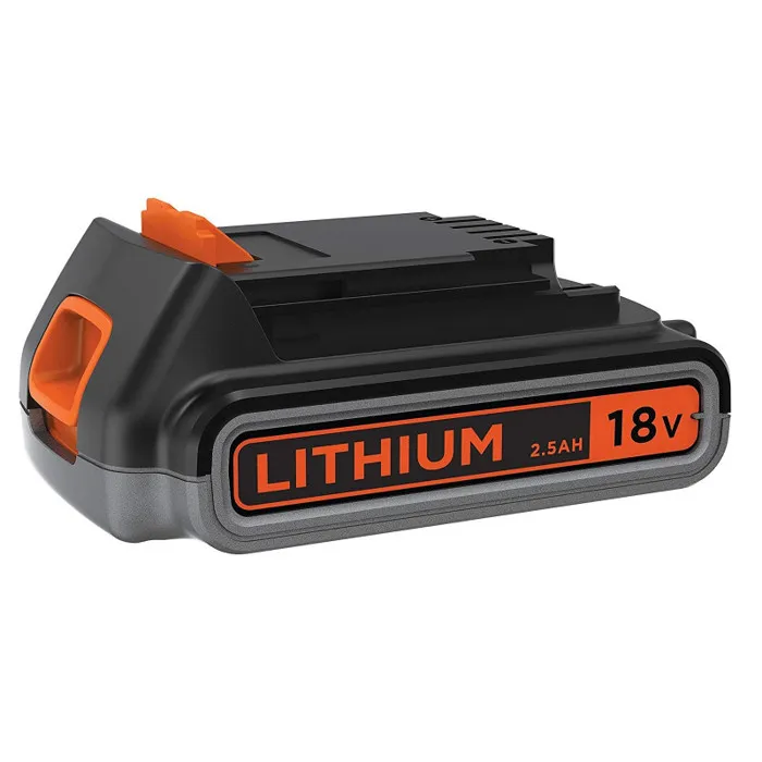 Black + Decker BL2518-XJ Batterie Lithium-ion 18V 2.5Ah pour outils électroportatifs et de jardin système 18V Black + Decker BL2518-XJ Batterie Lithium-ion 18V 2.5Ah pour outils électroportatifs et de jardin système 18V
