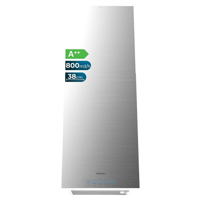 Hotte îlot inox Cecotec Bolero Flux ICT 388000 A++ 800m3/h LED 38cm tactile Hotte îlot inox Cecotec Bolero Flux ICT 388000 A++ 800m3/h LED 38cm tactile