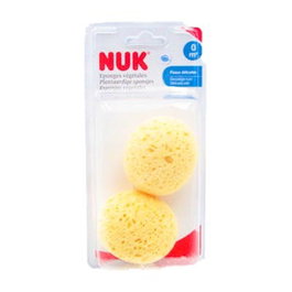 NUK Éponge 100% Végétale, Lot de 2 unités