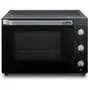 DeLonghi EO40123.S - Mini-four à chaleur tournante avec tournebroche, 40 L, 2000 W, Noir (51.5 x 44 x 36 cm)