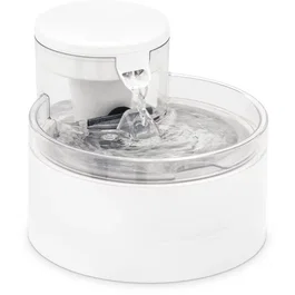 Petsafe OUTLAST Fontaine à eau pour animaux avec technologie HydroSpin Ultra Silencieuse - 1,8 Litres - Blanc