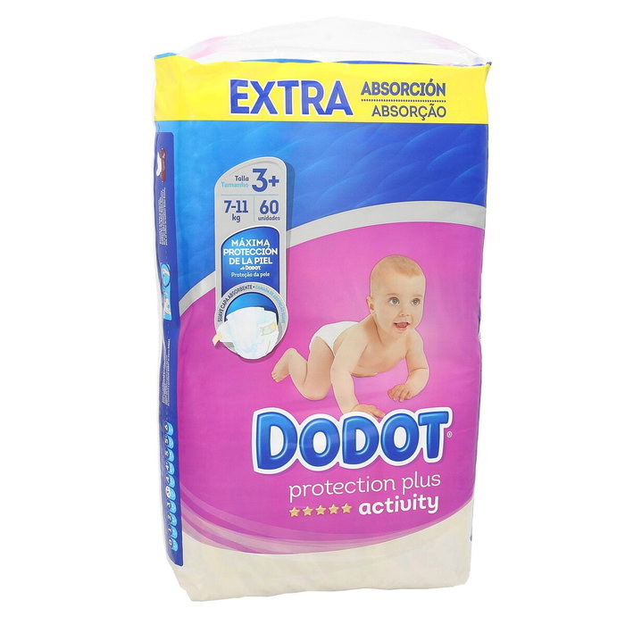 Dodot DODOT ACTIVITY EXTRA Taille 3, 6-10 kg, 60 unités