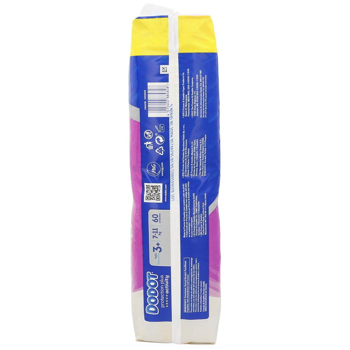 Dodot DODOT ACTIVITY EXTRA Taille 3, 6-10 kg, 60 unités