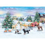 Playmobil - Calendrier de l'Avent Passeio en Trineo 71345 avec Personnages, Cheval, Animaux et Accessoires