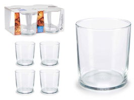 Pasabahce Set de 4 Verres Bistro Pinta 380 ml en Verre Transparent 22 x 9 x 17 cm (Set de 6)