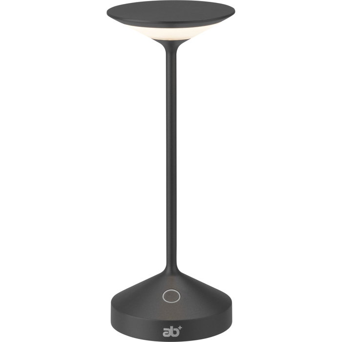 ab+ Tempo Mini Lampe de table portable anthracite ab+ Tempo Mini Lampe de table portable anthracite