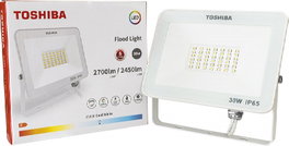 TOSHIBA Projecteur LED 30W 6500K IP65 - Blanc