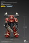 Warhammer 40k figurine 1/18 World Eaters Khorne Berzerker with Eviscerator Chainsword 13 cm
