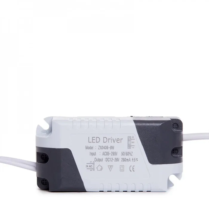 Plaque LED Carrée 6W 400Lm 6000K 40.000H Blanc Froid JL-GP-LZ-4