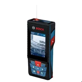 Bosch Professional Télémètre Laser GLM 150-27 C, Portée 150 m, Bluetooth, Écran Couleur 2.8", Fourni avec Câble Micro USB et Housse - 0601072Z00