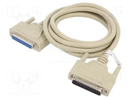 GOOBAY Câble D-Sub 25pin socle vers D-Sub 25pin prise, 1,8m